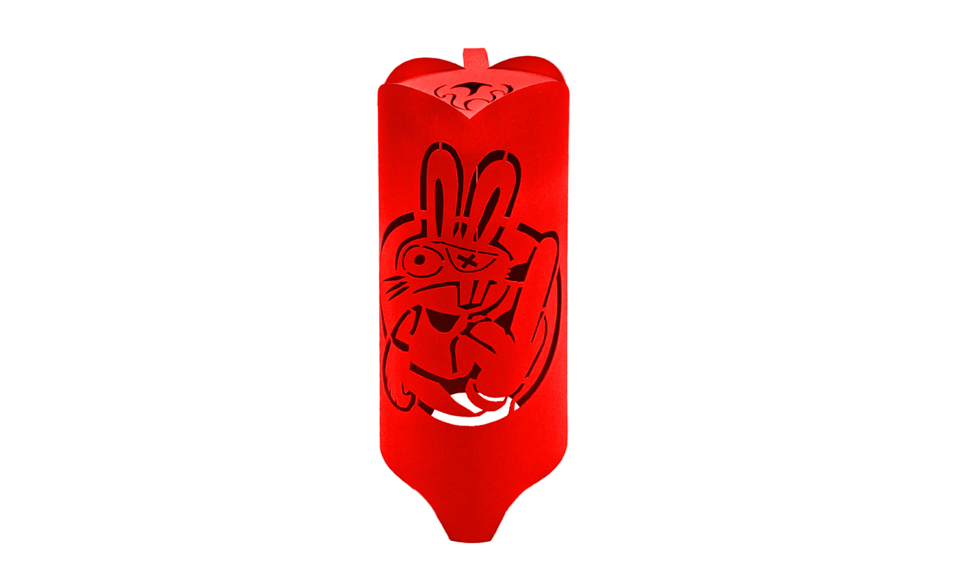 ARMA Fire Wasserpfeifen-Aufsatz – Hare (Rot)