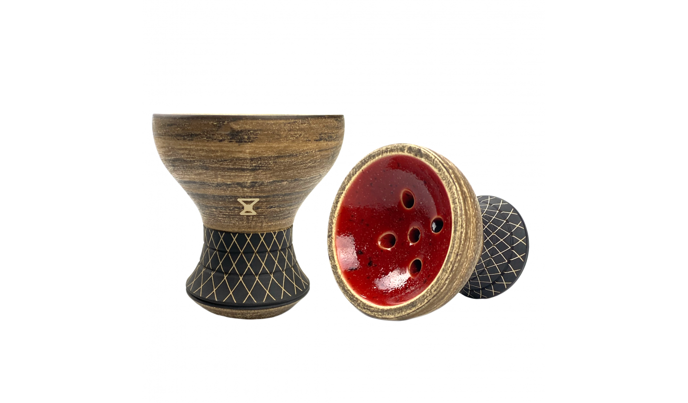 Alpha Bowl - Turk Design (Red Sand) Shisha Bowl