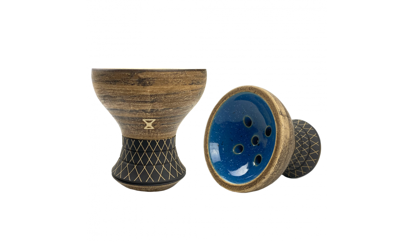 Alpha Bowl Hookah Bowl - Turk Design (Blue Sand)