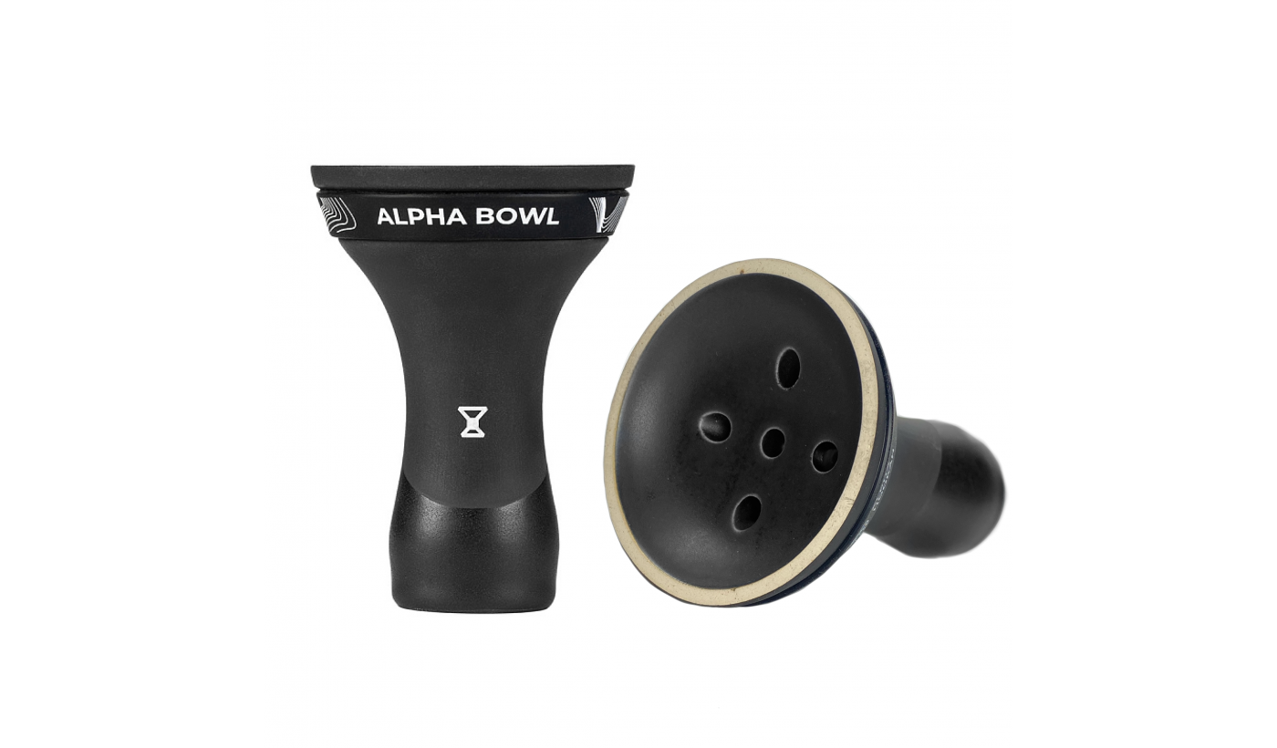 Alpha Bowl - Race Classic (Black Matte) Shisha Bowl