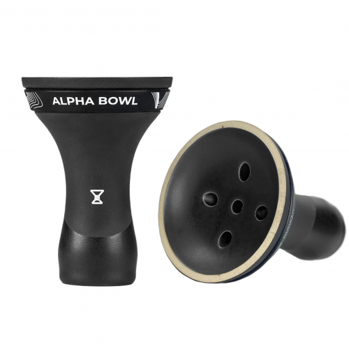 Alpha Bowl - Race Classic (Black Matte) Shisha Bowl