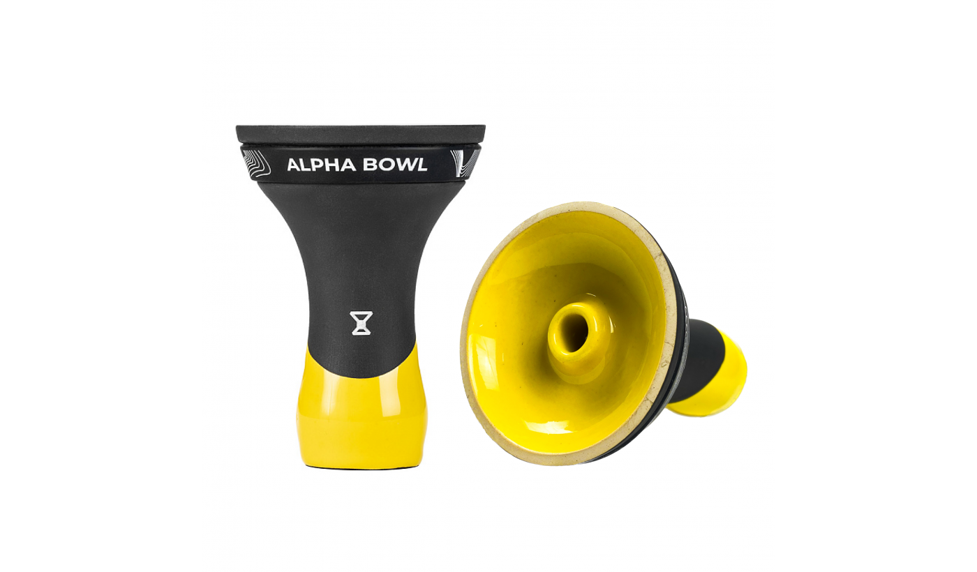 Alpha Bowl Hookah Bowl - Race Phunnel (Yellow)