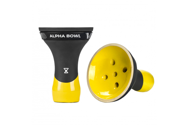 Hookah Bowl Alpha Bowl - Race Classic (Yellow)
