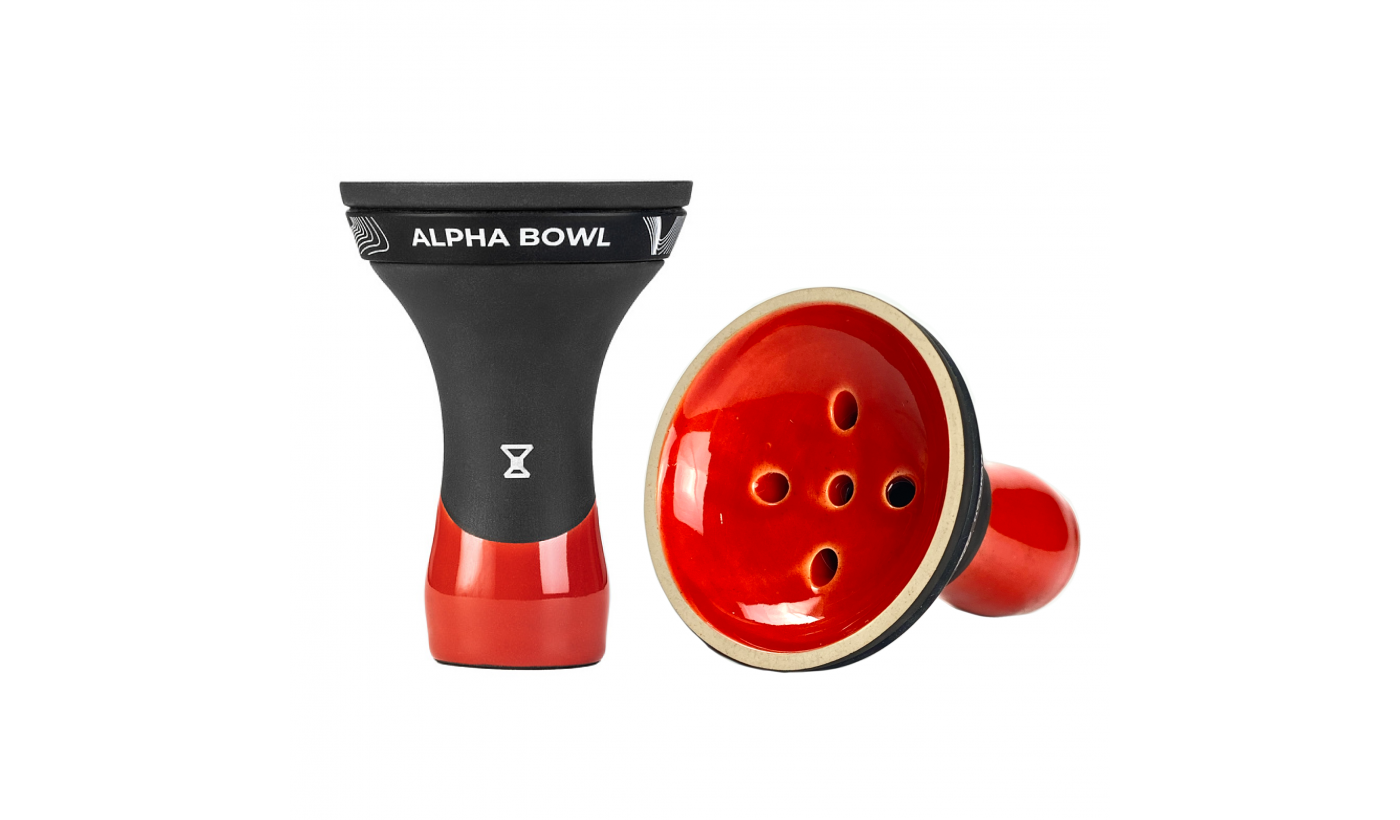 Hookah Bowl Alpha Bowl - Race Classic (Red)