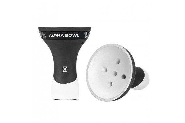 Alpha Bowl - Race Classic (White Matte) Shisha Bowl