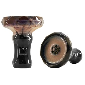 Чаша для кальяна BigMaks Edge Glaze (Черно-розовый)