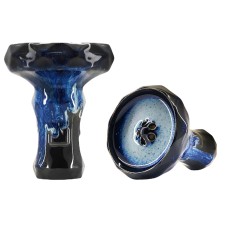 Чаша для кальяна BigMaks Edge Glaze (Черно-синий)