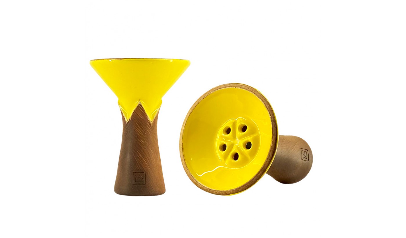 BigMaks KING Glaze Hookah Bowl (Selected Yellow)