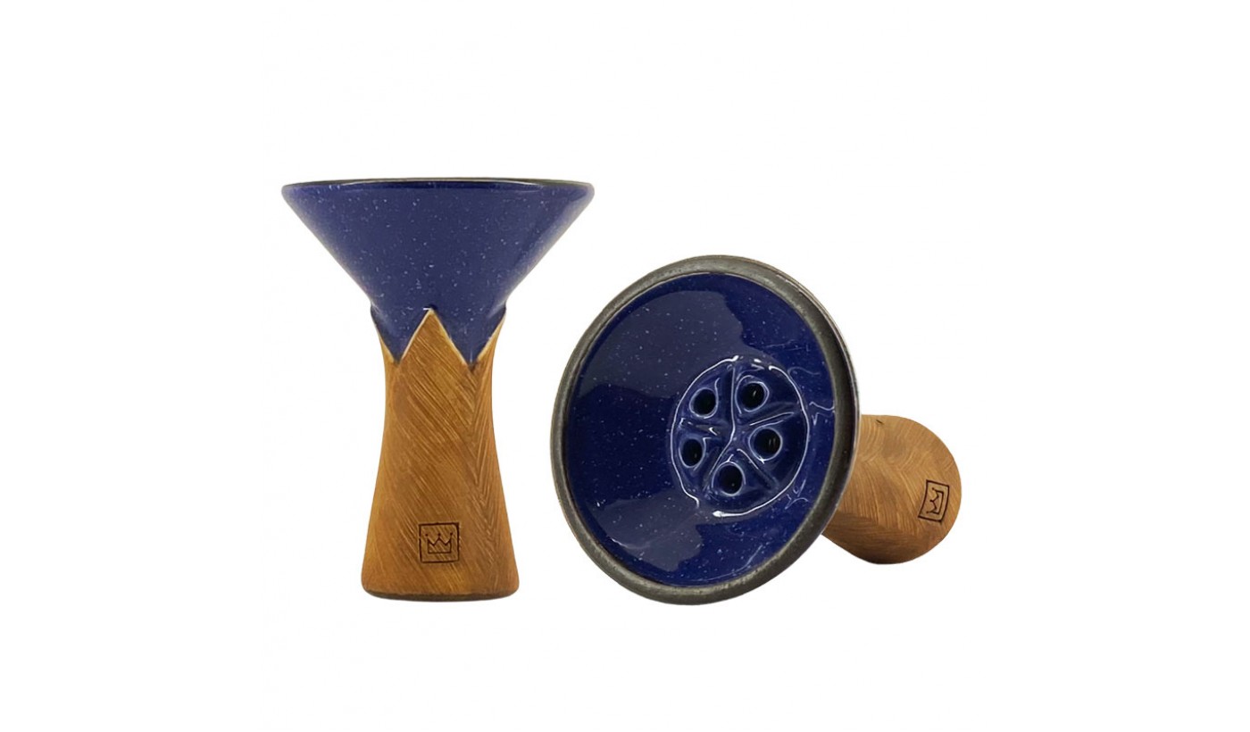 BigMaks KING Glaze Hookah Bowl (Ultramarine)