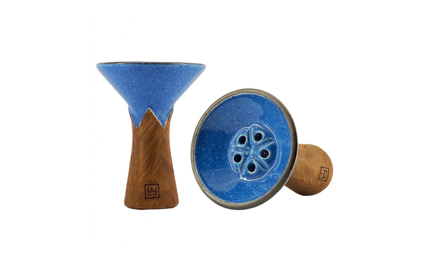 BigMaks KING Glaze Hookah Bowl (Cornflower)