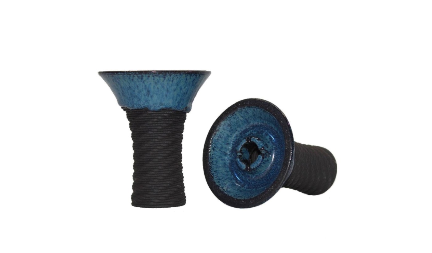 Hookah Bowl Conceptual 3D-11 Blue