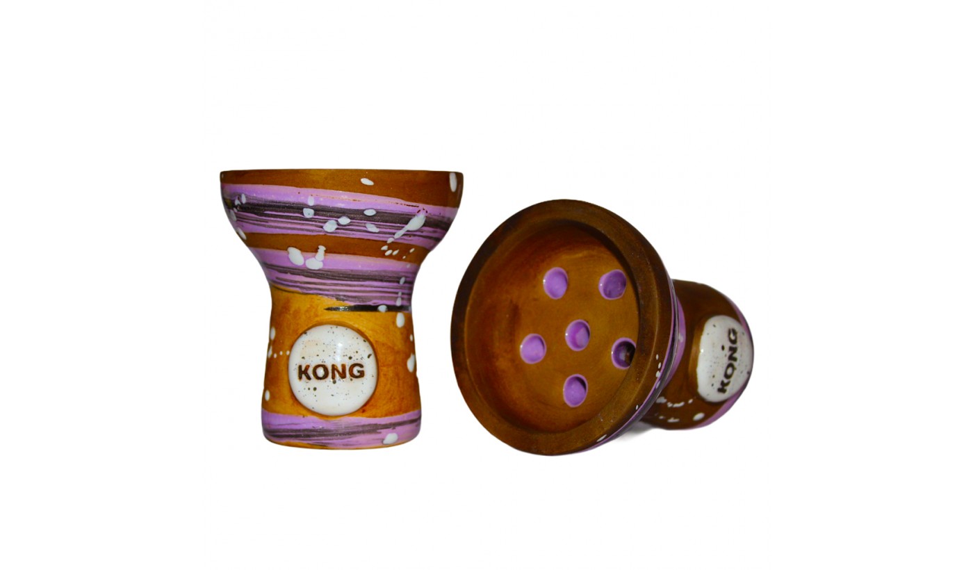 Hookah Bowl Kong Turkish Boy Space (Purple)