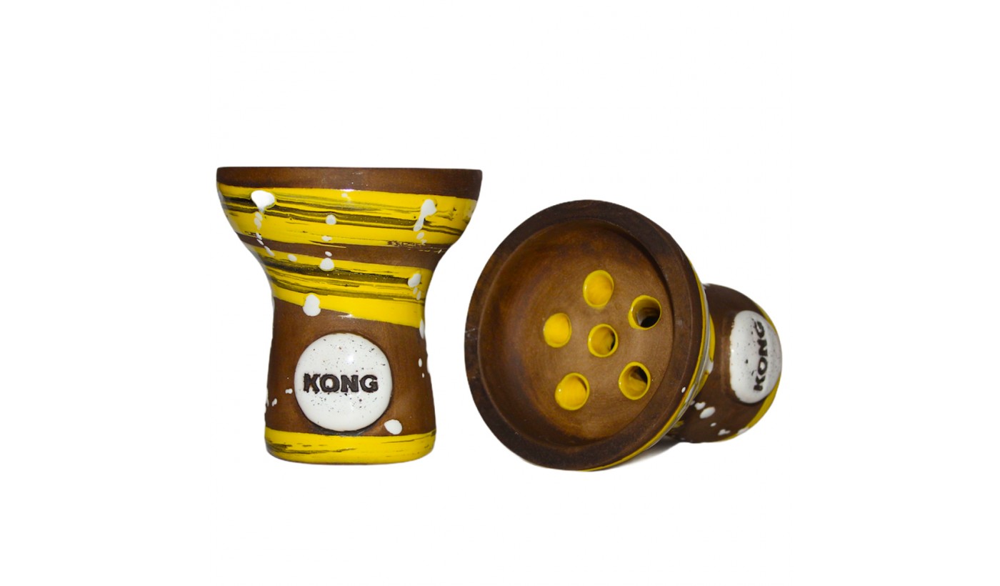 Hookah Bowl Kong Turkish Boy Space (Yellow)