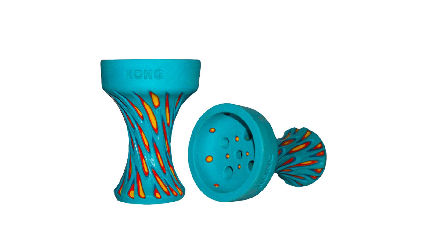 Hookah Bowl Kong Lava Razor Blue