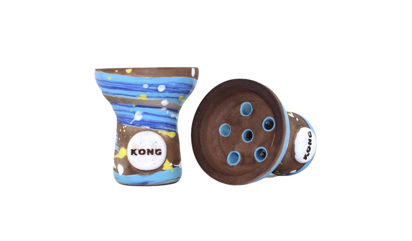 Hookah Bowl Kong Turkish Boy Space (Van Gogh Blue)