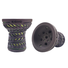 Чаша для кальяна Kong Turkish Lava (Green Texture)