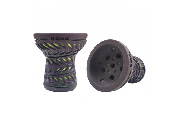 Hookah Bowl Kong Turkish Lava (Green Texture)