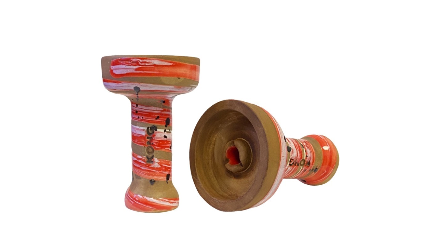 Hookah Bowl Kong Phunnel Space (Red)