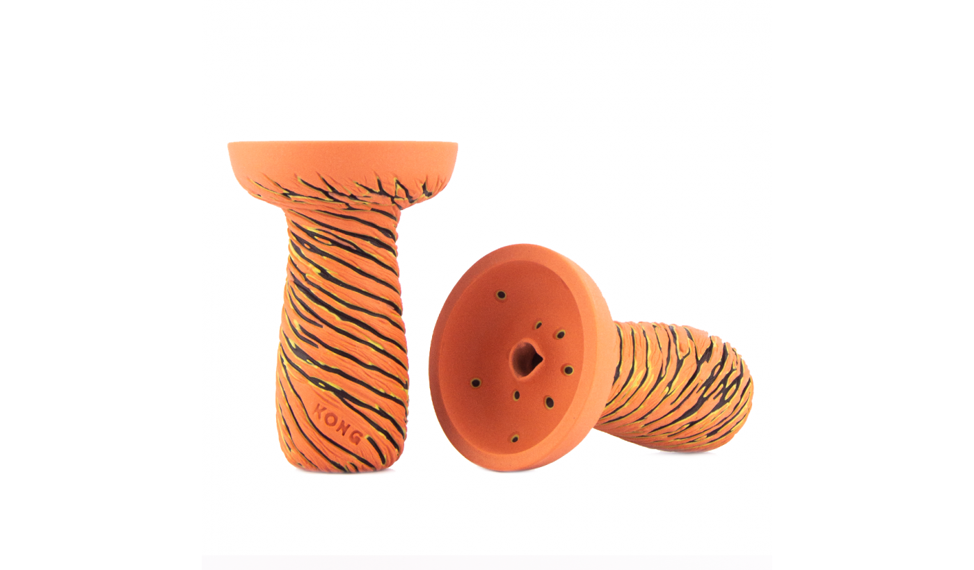 Hookah Bowl Kong Phunnel Lava Orange