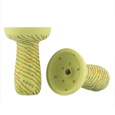 Чаша для кальяна Kong Phunnel Lava White Green