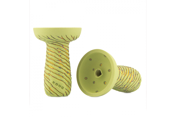Hookah Bowl Kong Phunnel Lava White Green