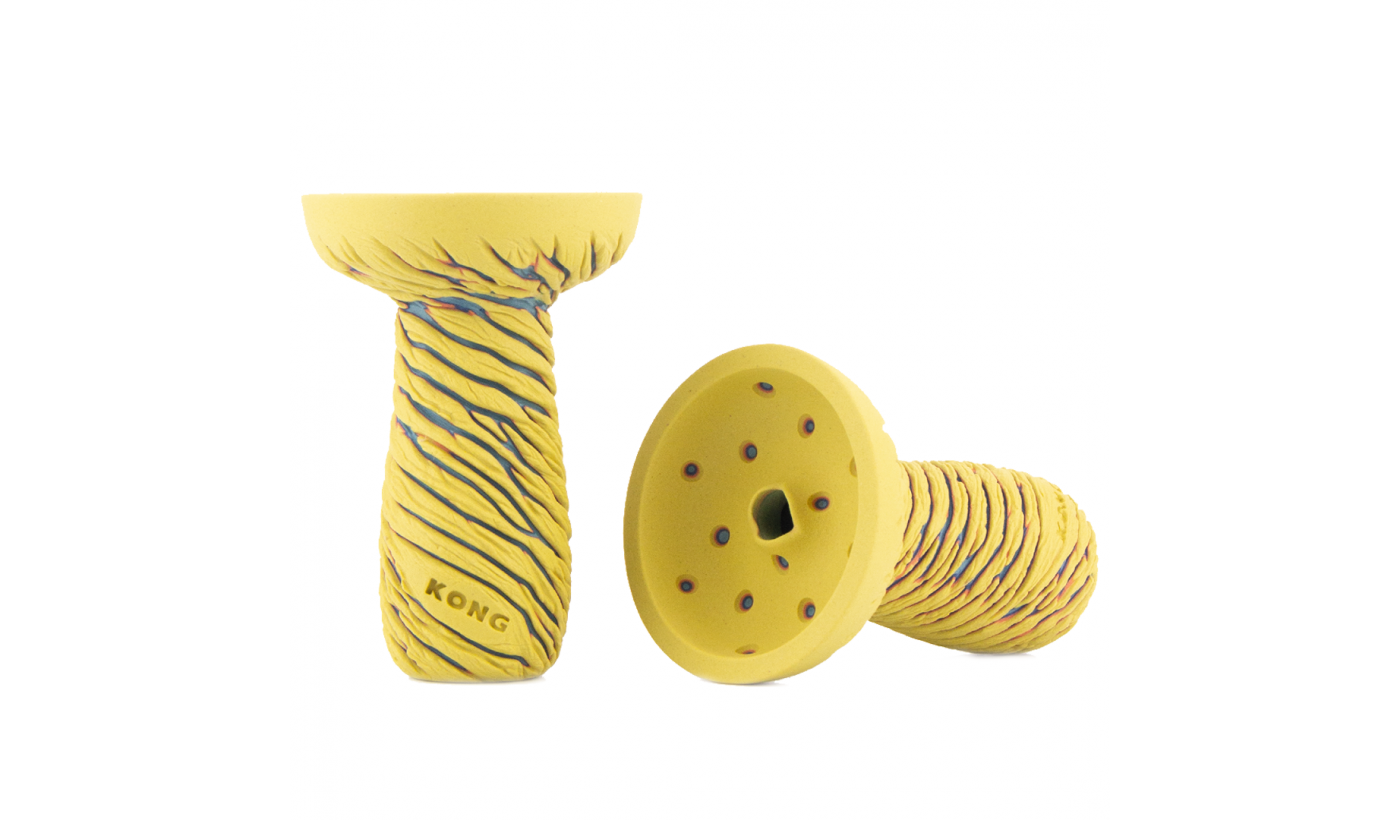 Shisha Bowl Kong Phunnel Lava Yellow