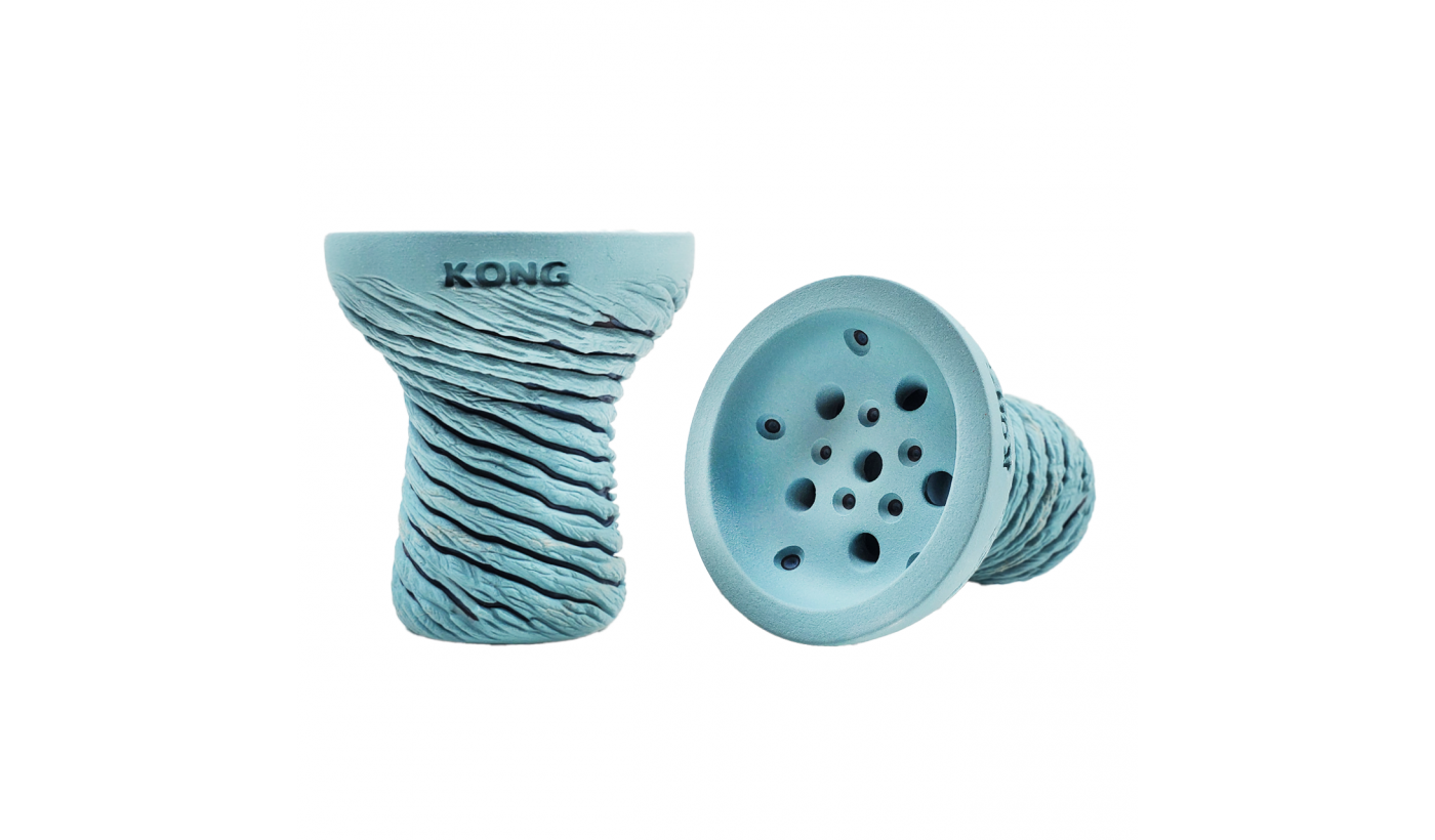 Coupe de chicha Kong Turkish Lava (Bleu - Noir)