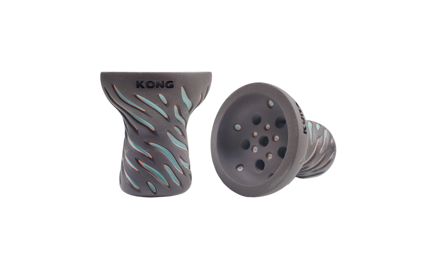 Bol pour chicha Kong Turkish Razor (Noir - Bleu)