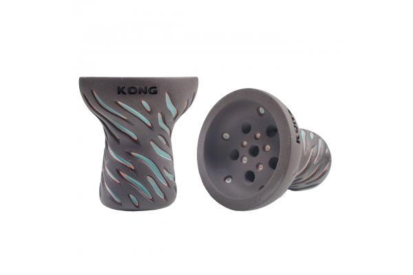 Hookah Bowl Kong Turkish Razor (Black - Blue)