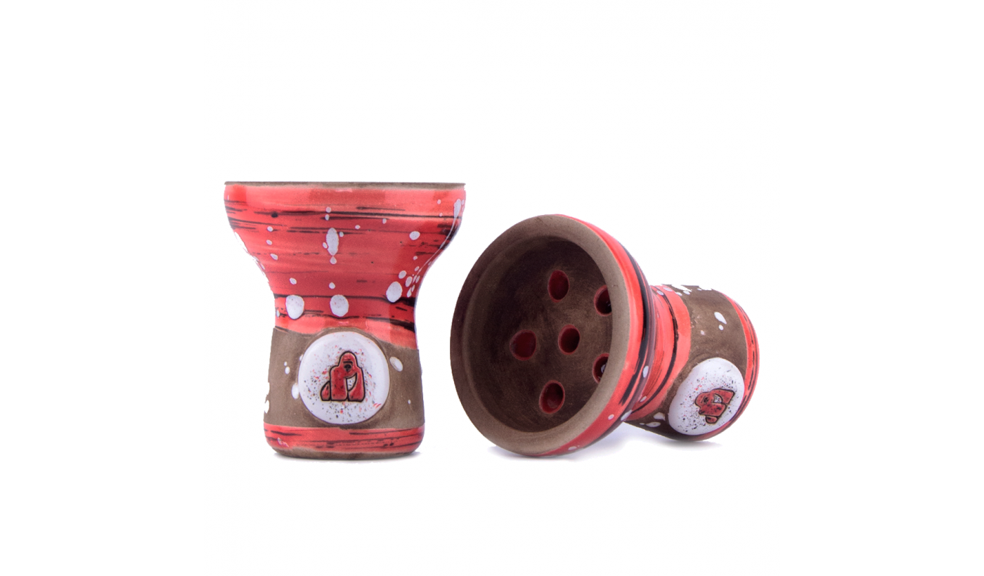 Hookah Bowl Kong Turkish Boy Space (Red)