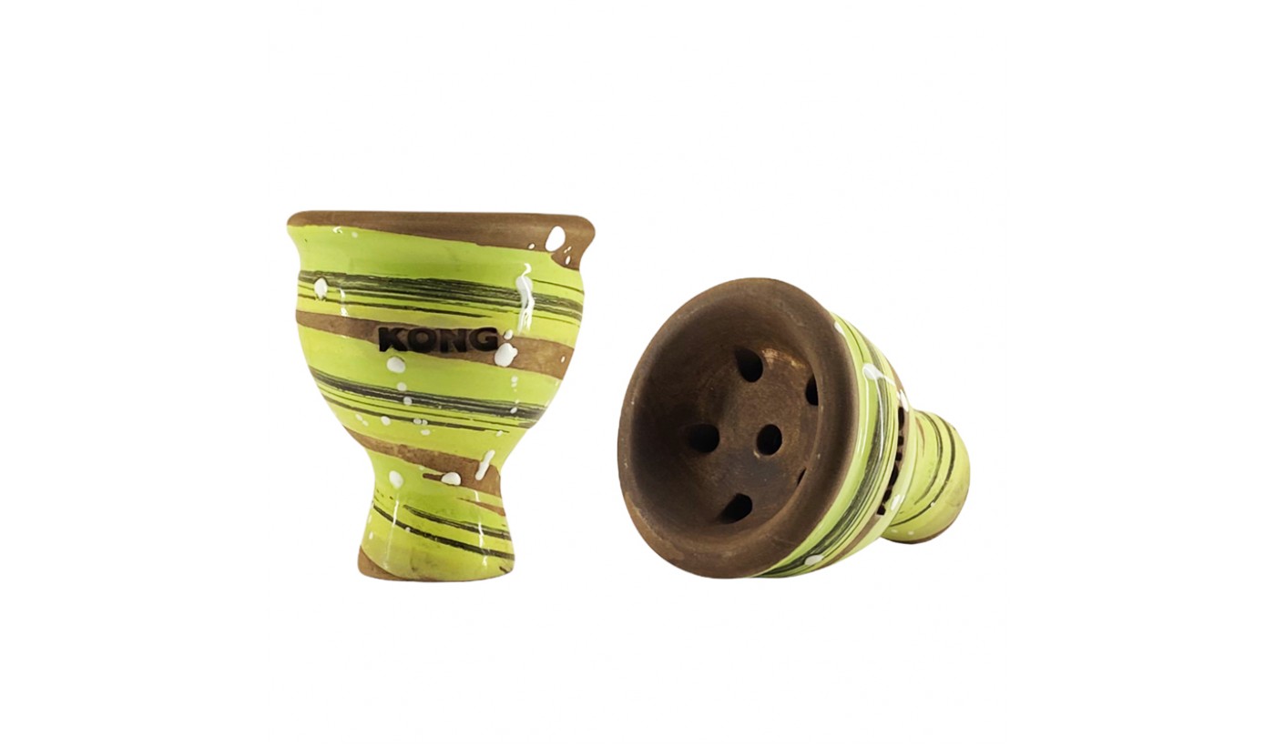 Kong Mummy Glaze Space Shisha Bowl (Green)