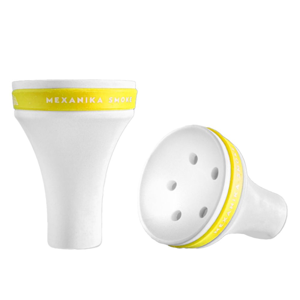 Чаша для кальяна Mexanika Smoke Fancy (White) желтая