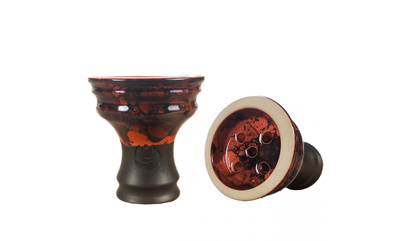 Hookah Bowl Moon Classic Rocky (Marble Red)