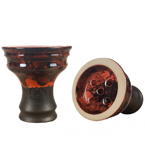 Hookah Bowl Moon Classic Rocky (Marble Red)