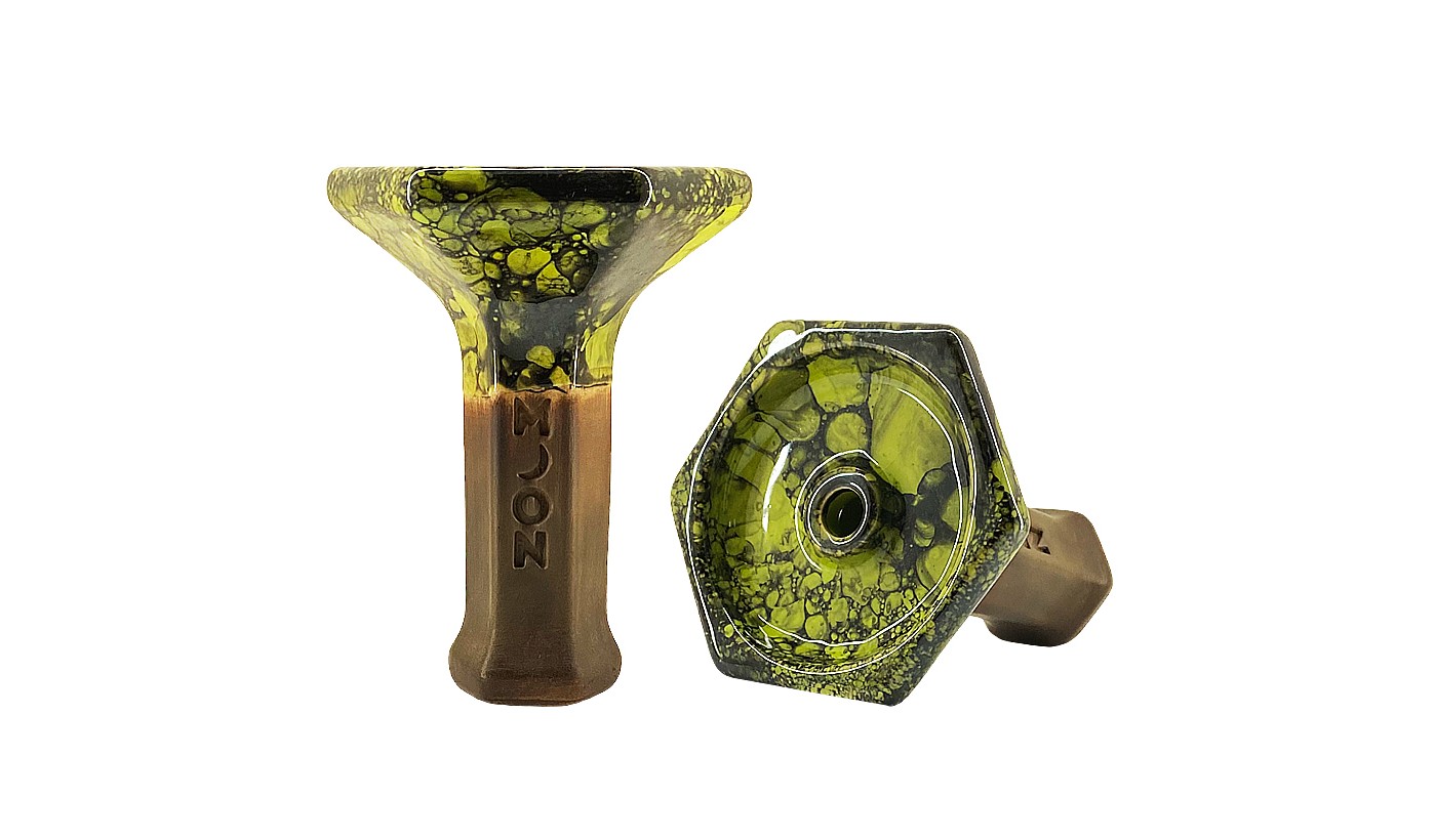 Moon Grand Phunnel Hookah Bowl (Marble Green Black)