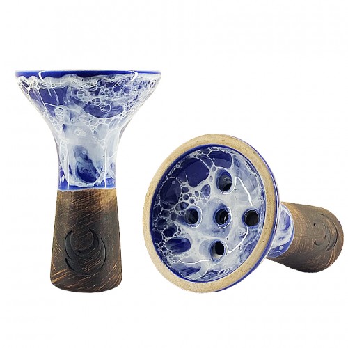 Moon Killer Shisha Bowl (Marble Blue)