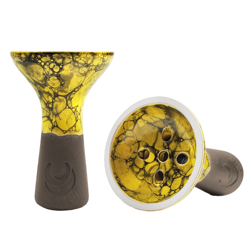 Чаша для кальяна Moon Killer (Marble Yellow Black)