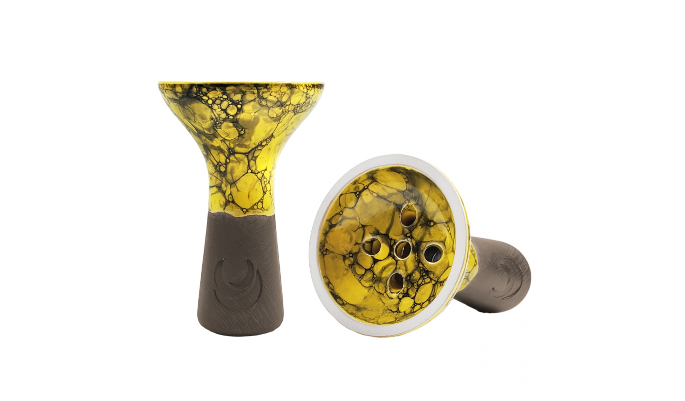 Bol à chicha Moon Killer (Marbré Jaune Noir)