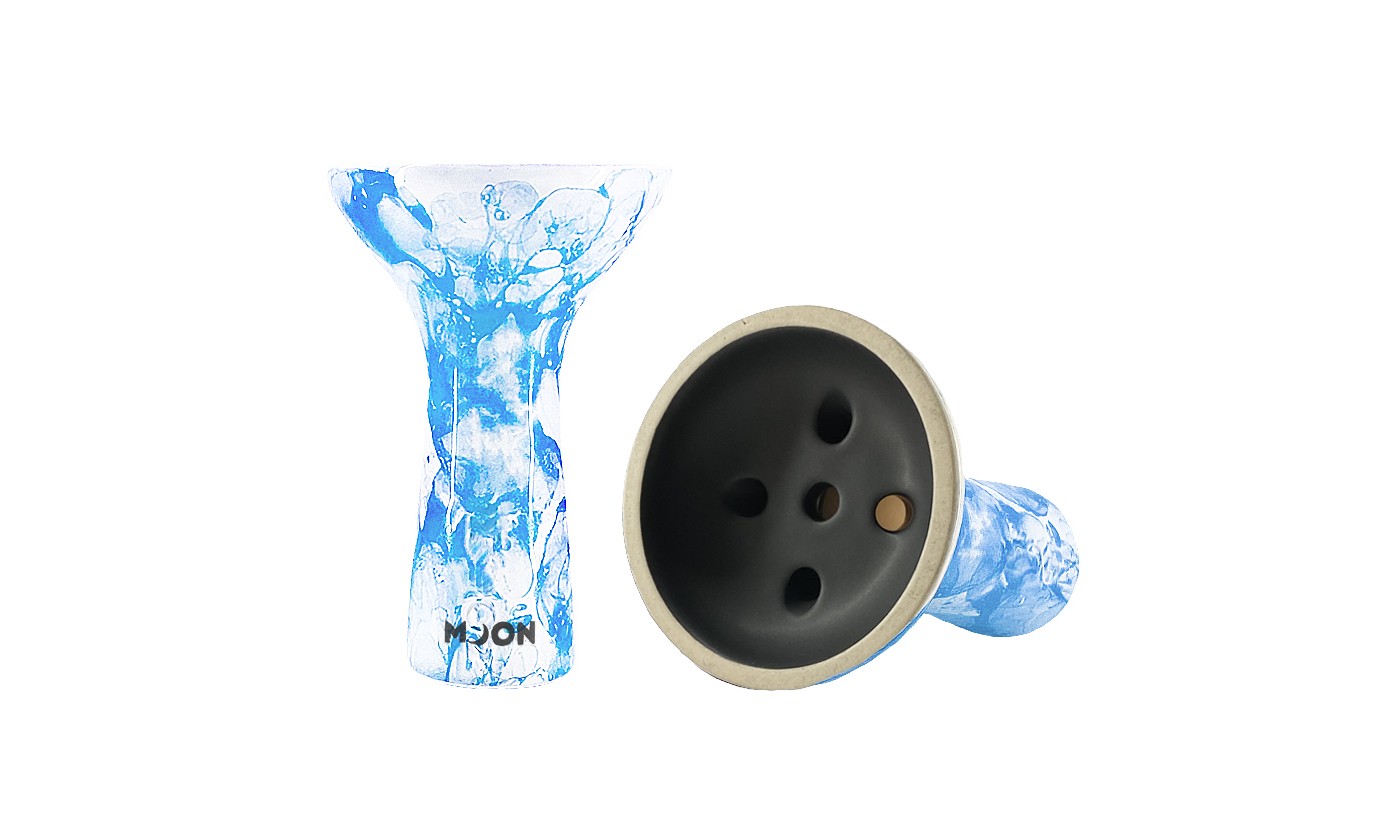 Чаша для кальяна Moon Killer 2.0 White (Blue)