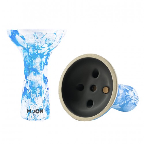 Hookah Bowl Moon Killer 2.0 White (Blue)