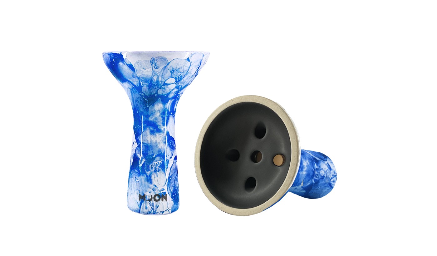 Hookah Bowl Moon Killer 2.0 White (Dark Blue)