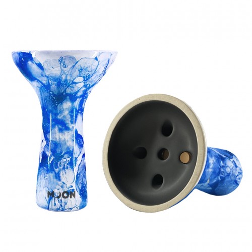 Shisha Bowl Moon Killer 2.0 White (Dark Blue)