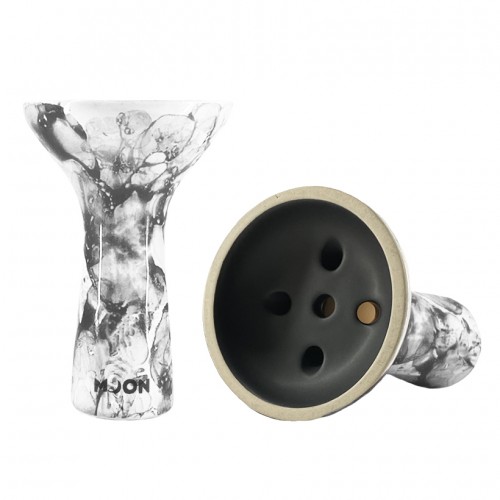 Moon Killer 2.0 White (Gray) Shisha Bowl