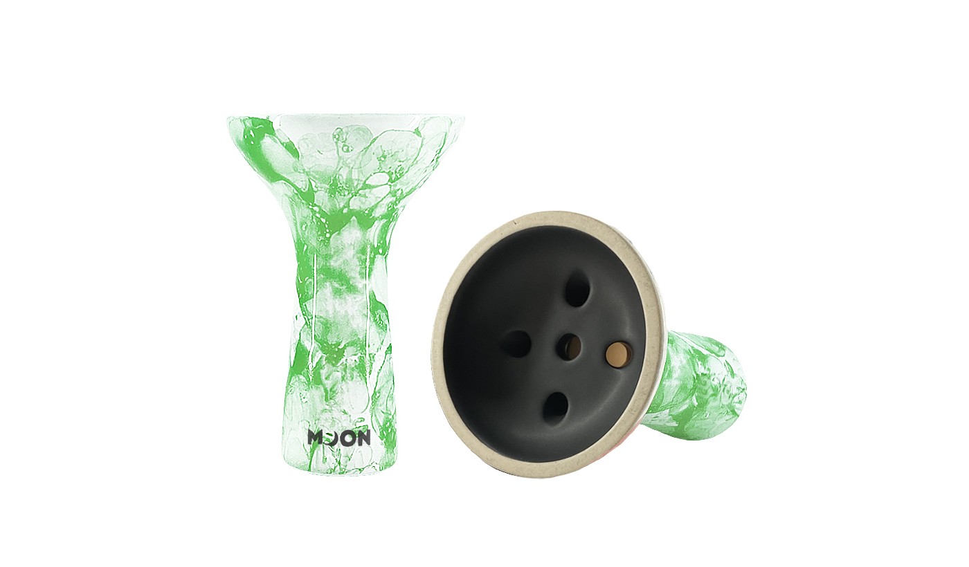 Чаша для кальяна Moon Killer 2.0 White (Green)