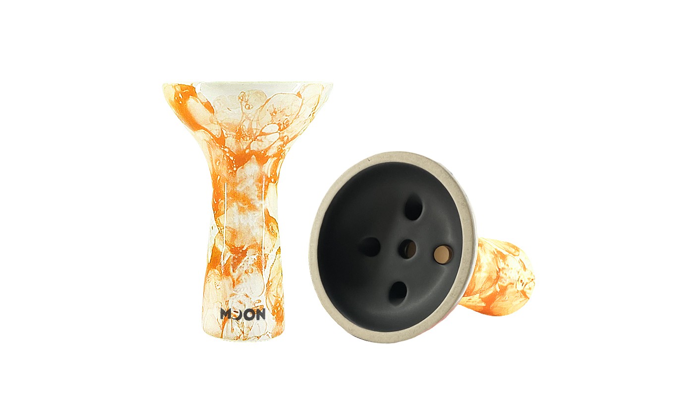 Чаша для кальяна Moon Killer 2.0 White (Orange)