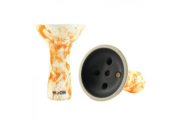 Moon Killer 2.0 White (Orange) Shisha Bowl