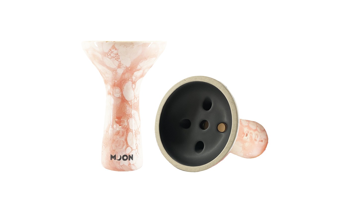 Moon Killer 2.0 White (Pink) Shisha Bowl