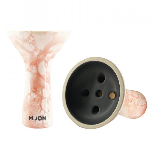 Moon Killer 2.0 White (Pink) Shisha Bowl