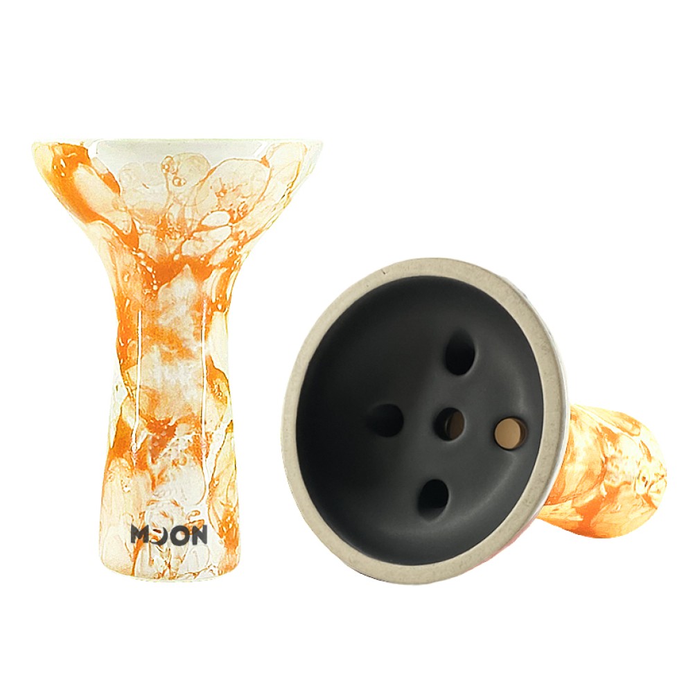 Чаша для кальяна Moon Killer 2.0 White (Orange)
