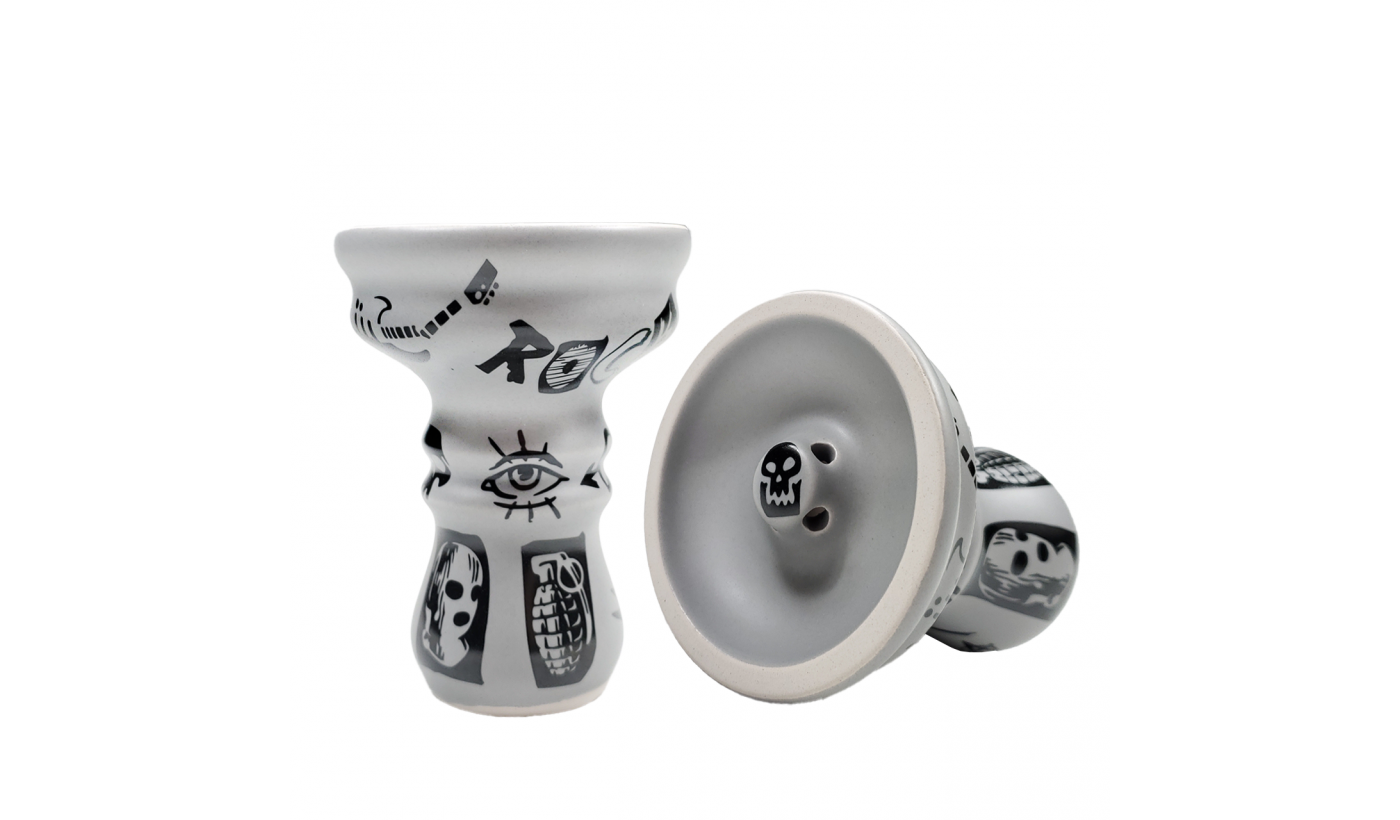 Hookah Bowl Moon Vortex Punk (Gray)